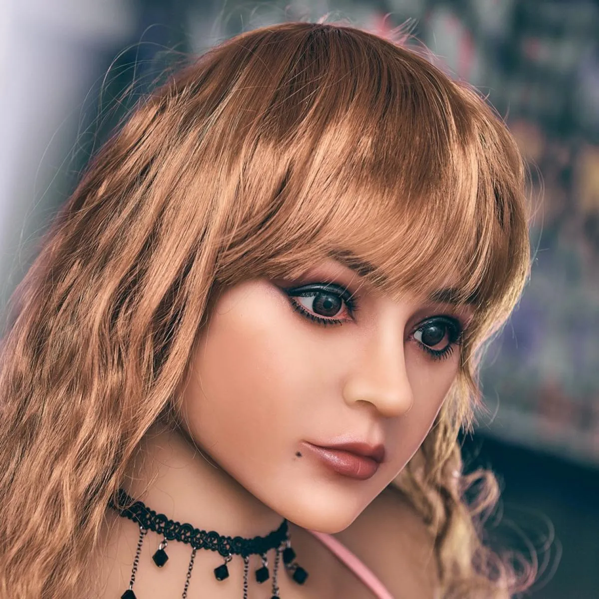 RF696 - Clearance item -  Neodoll Racy Julia - Sex Doll Head - M16 Compatible - Tan