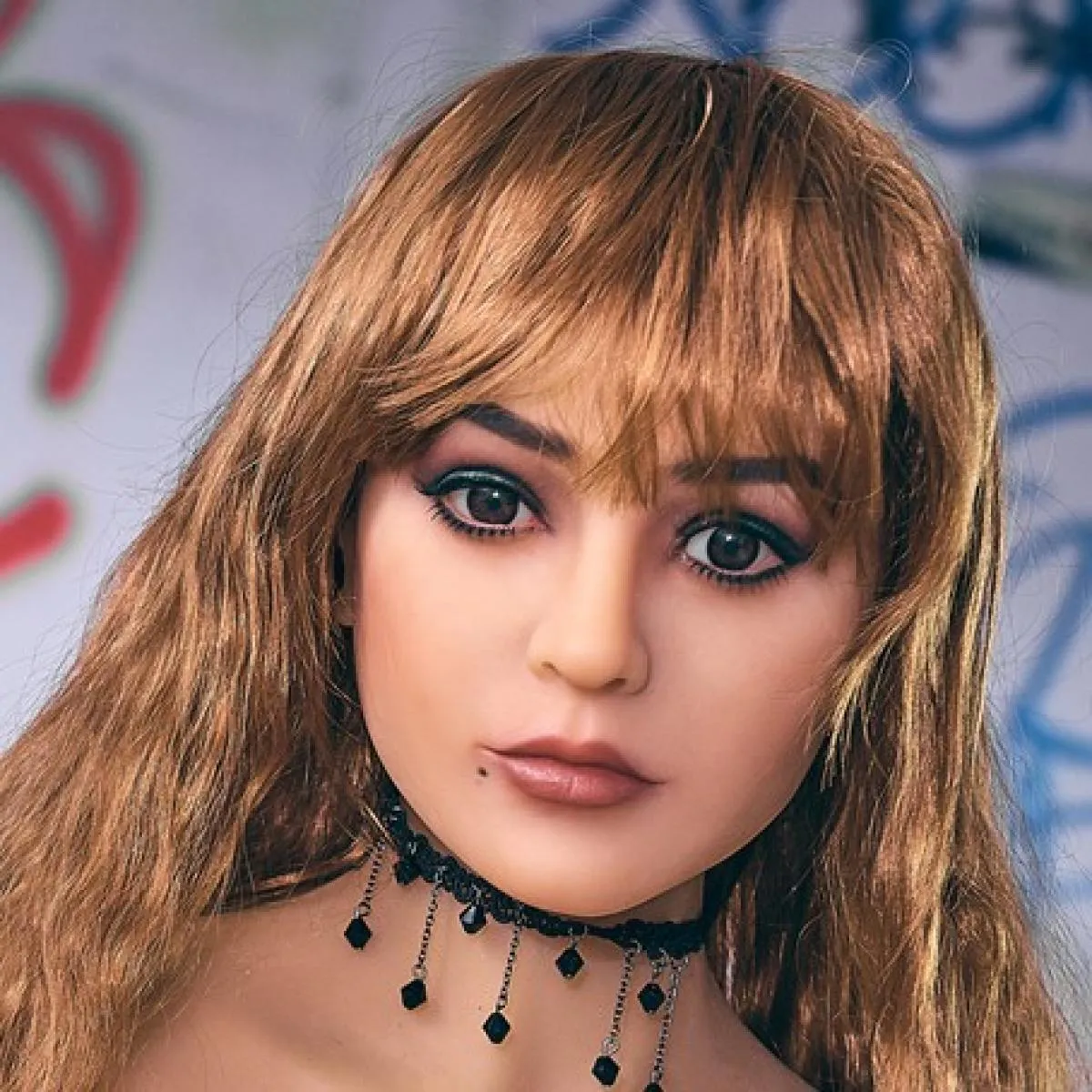 RF696 - Clearance item -  Neodoll Racy Julia - Sex Doll Head - M16 Compatible - Tan