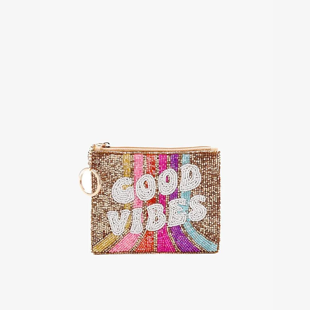 Ricki Beaded Coin Pouch