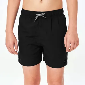 Rip Curl Boys Offset Volley Boardshorts - Black