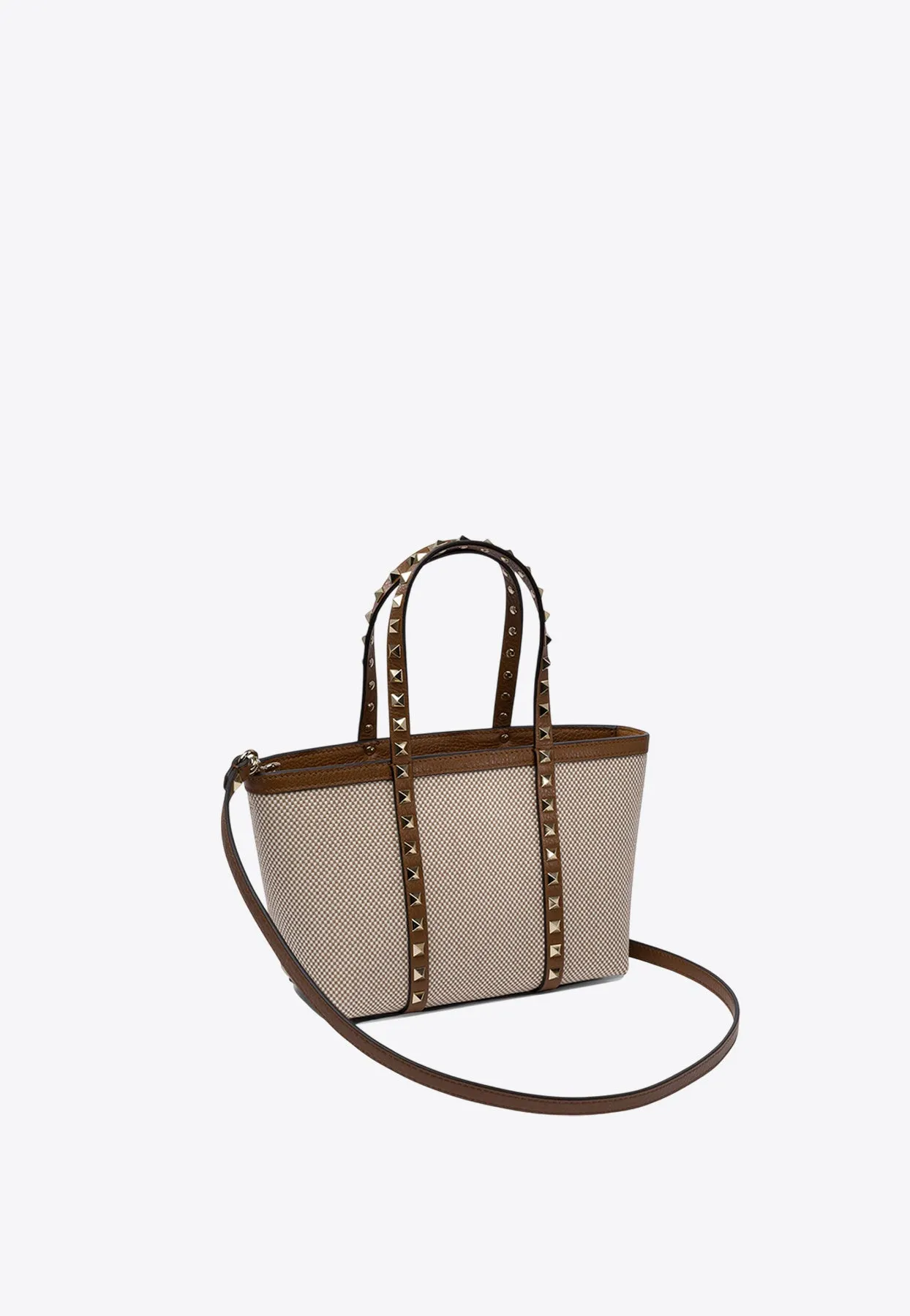 Rockstud Canvas Tote Bag