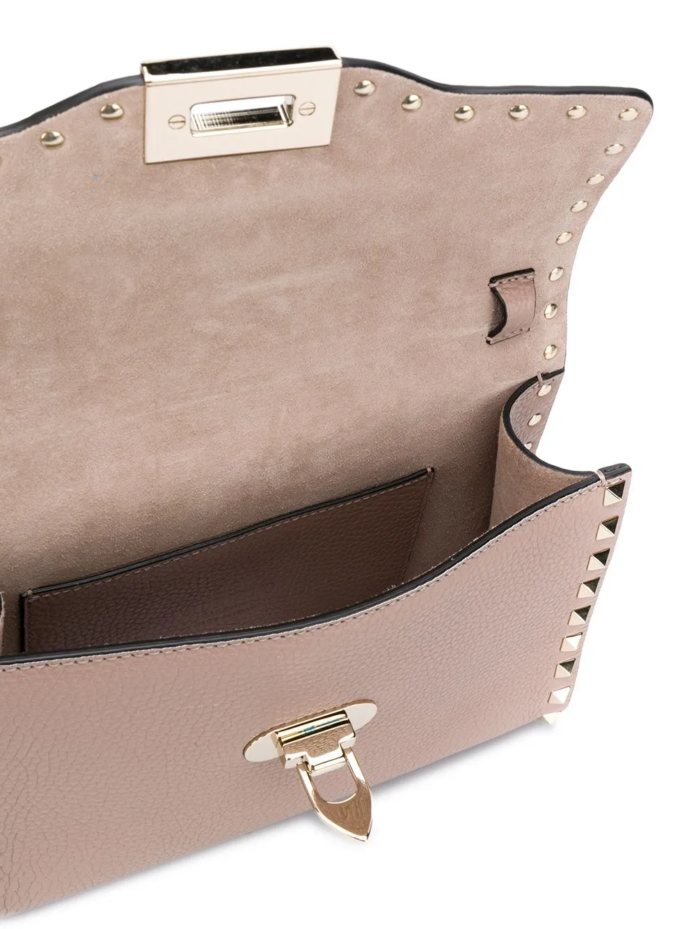 Rockstud small leather shoulder bag
