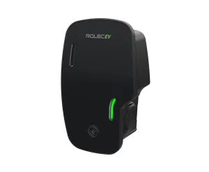 Rolec ROLEC3020B Zura Smart EV Charger - 1 x up to 7.4kw Type 2 Socket - Black