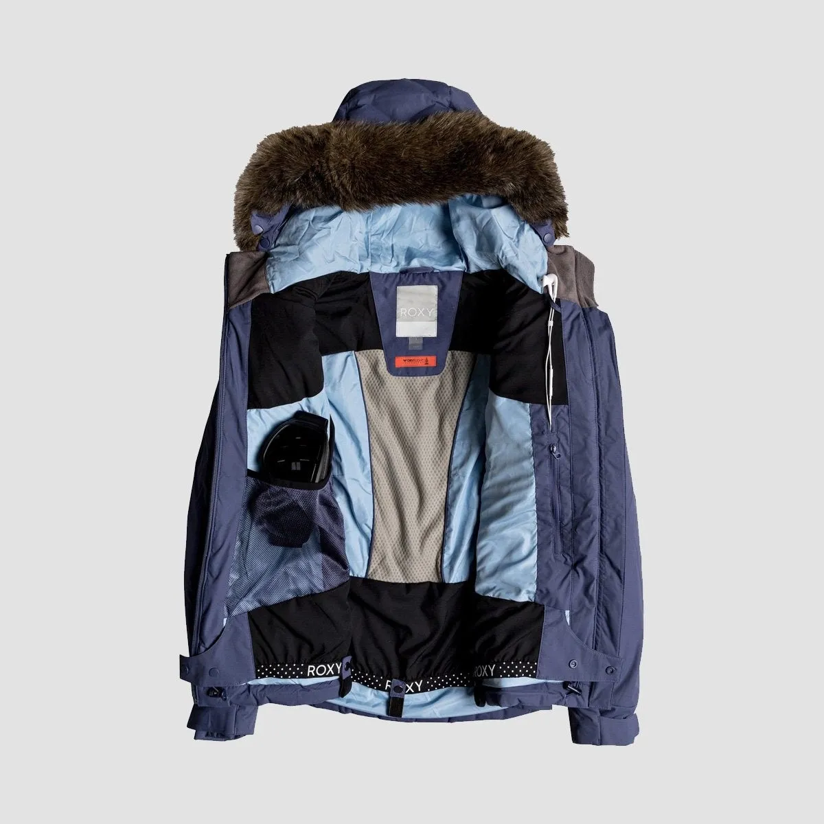 Roxy Breeze Snow Jacket Crown Blue - Womens