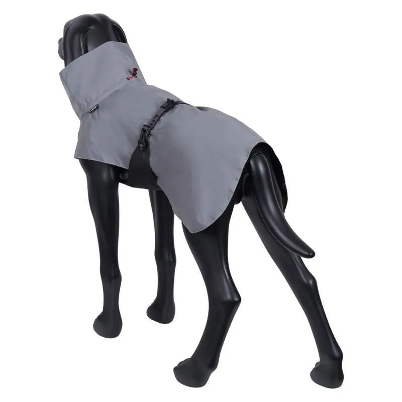 Rukka Pets Dog Shine Raincoat Reflect Grey