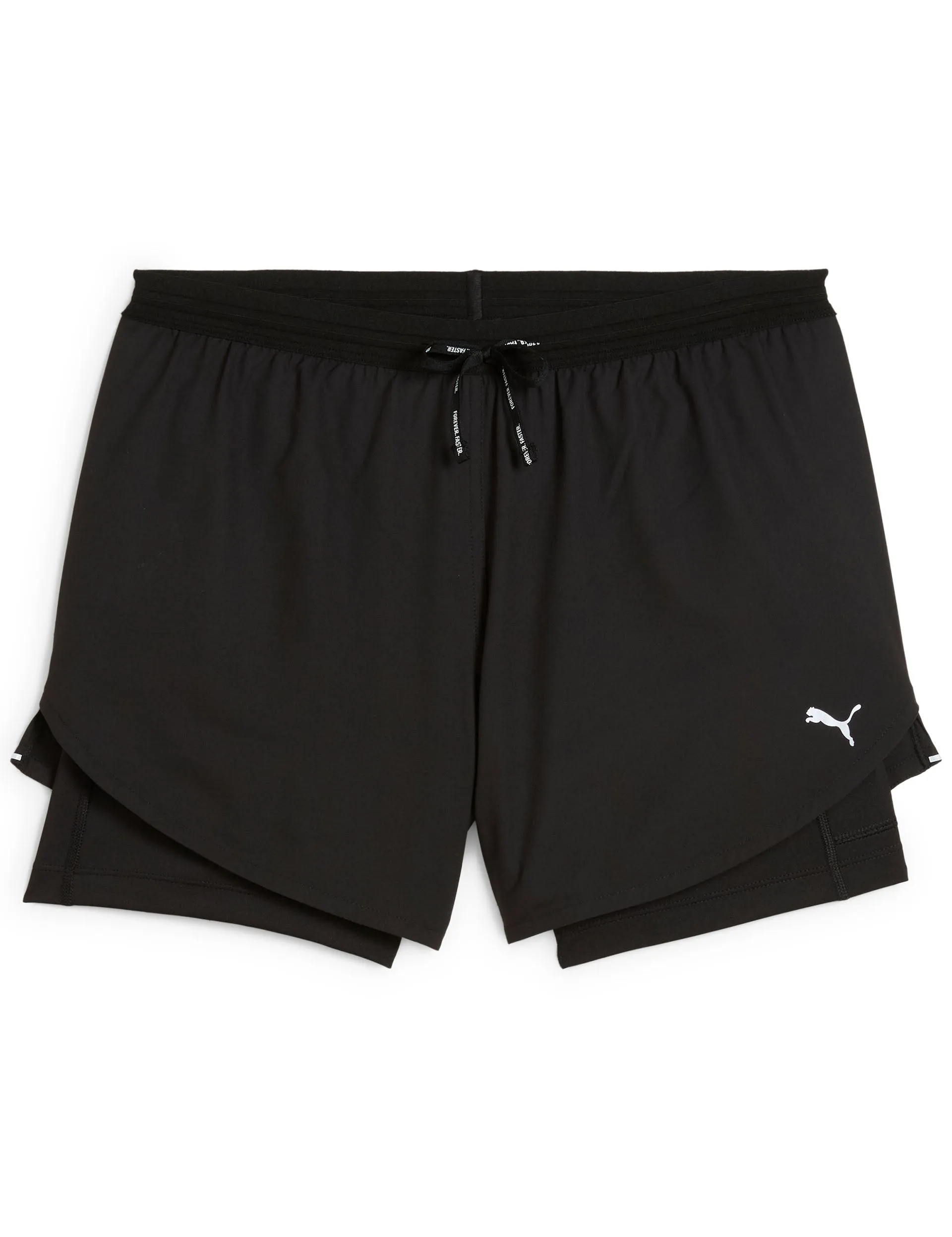 Run Ultraweave 2-in-1 4" Shorts - Black