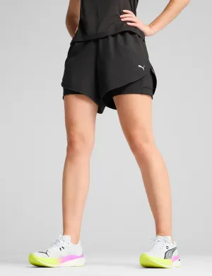 Run Ultraweave 2-in-1 4" Shorts - Black