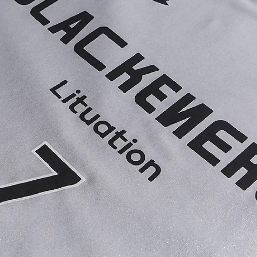 Satin Reflective Raglan Jersey Sweatshirt