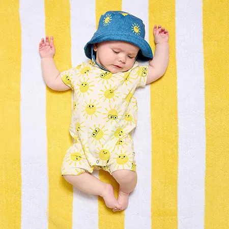 Smiley Sunshine Shortie Romper