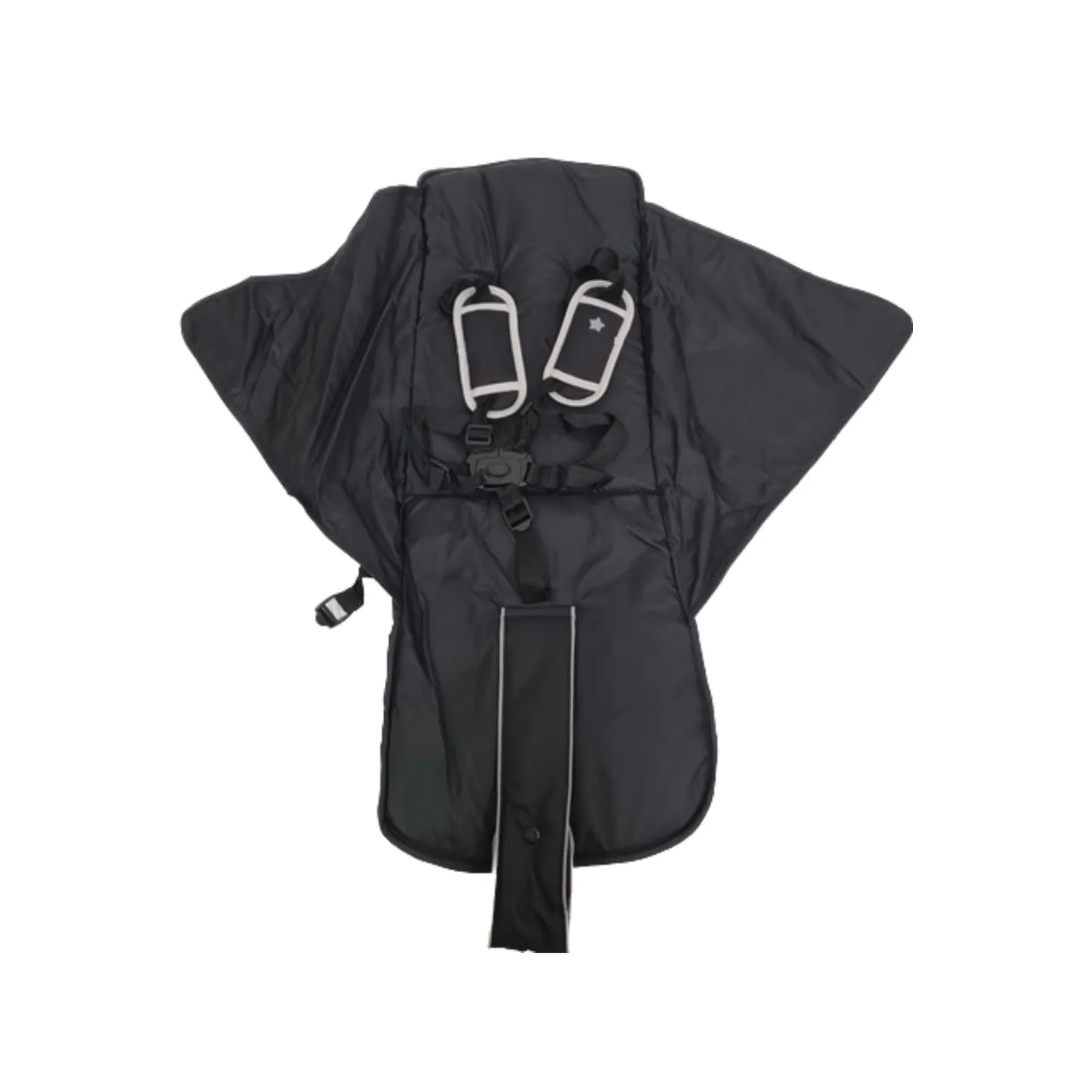 Spare Parts for MB02B - My Babiie Black Lightweight Stroller MB02 - Black Shoulder Pads (Pair)