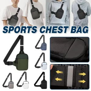 Sports Chest Bag Crossbody Backpack Mini Fashion Satchel for Outdoor Travel