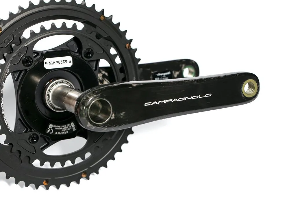SRM PM9 Campagnolo Power Meter Bundle - 52/36 Chainrings - Rechargeable - 30mm