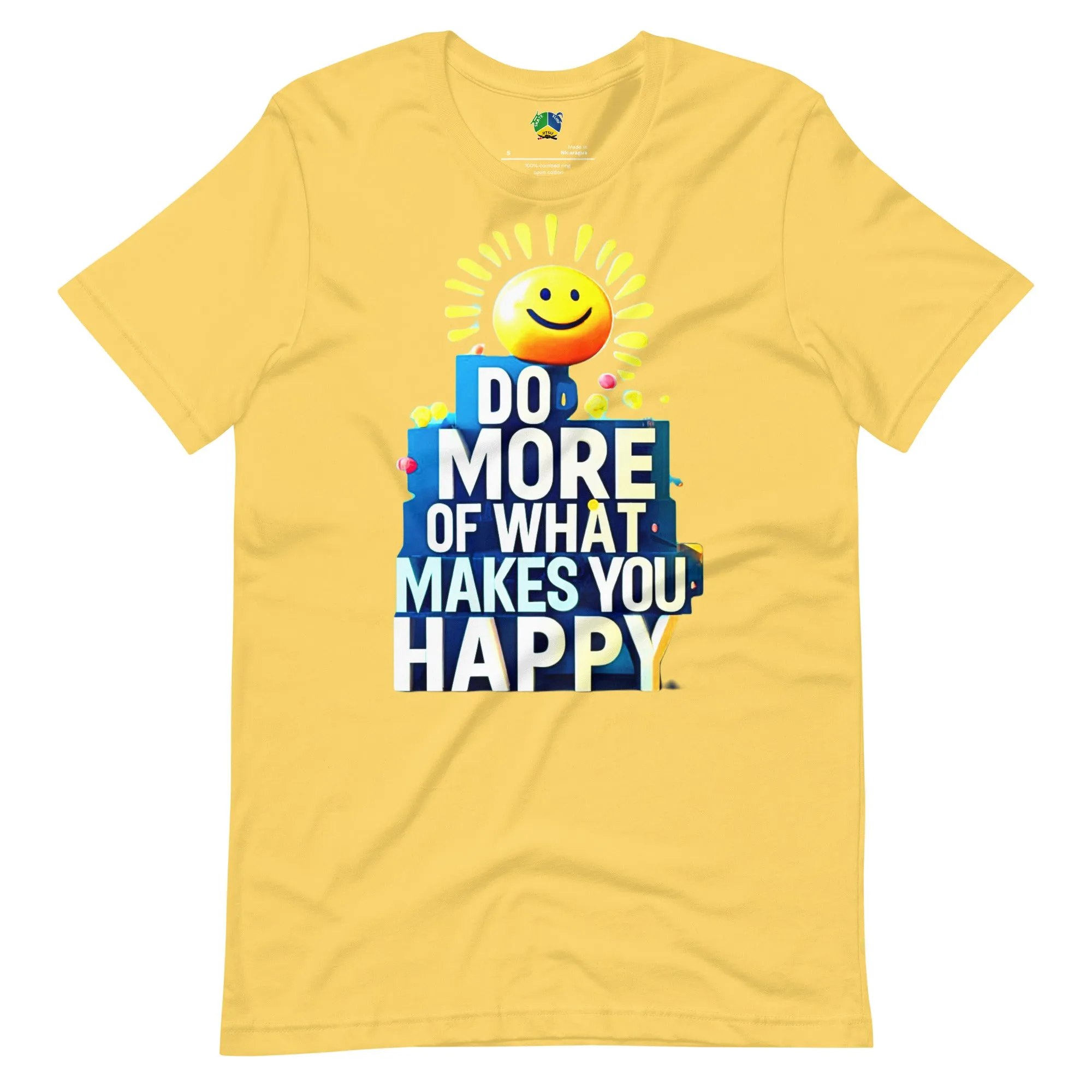 SSBJJ "Smiley Do More of What Makes You Happy" T-shirt (Made in USA)