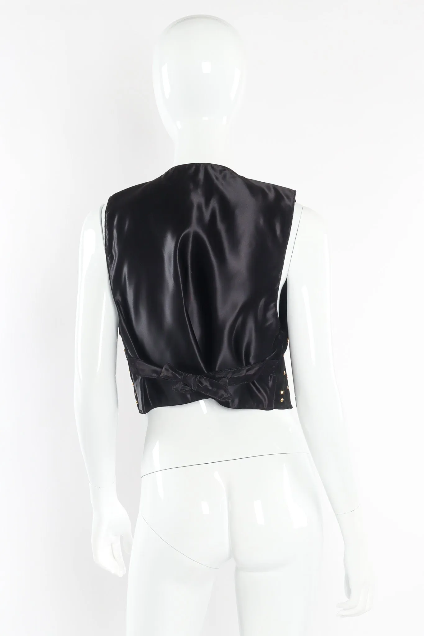Star Studded Leather Vest