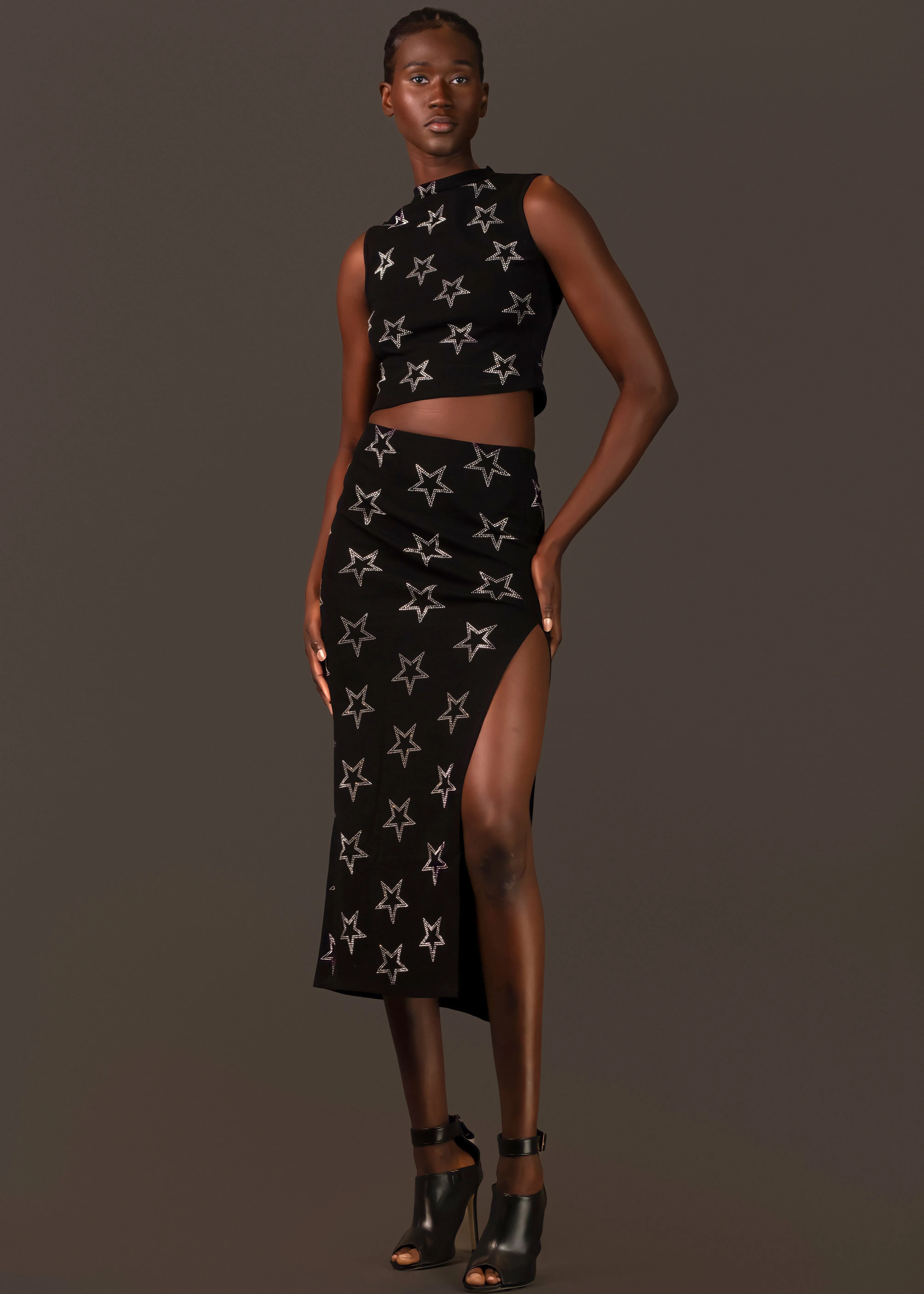 Star Studded Skirt Set