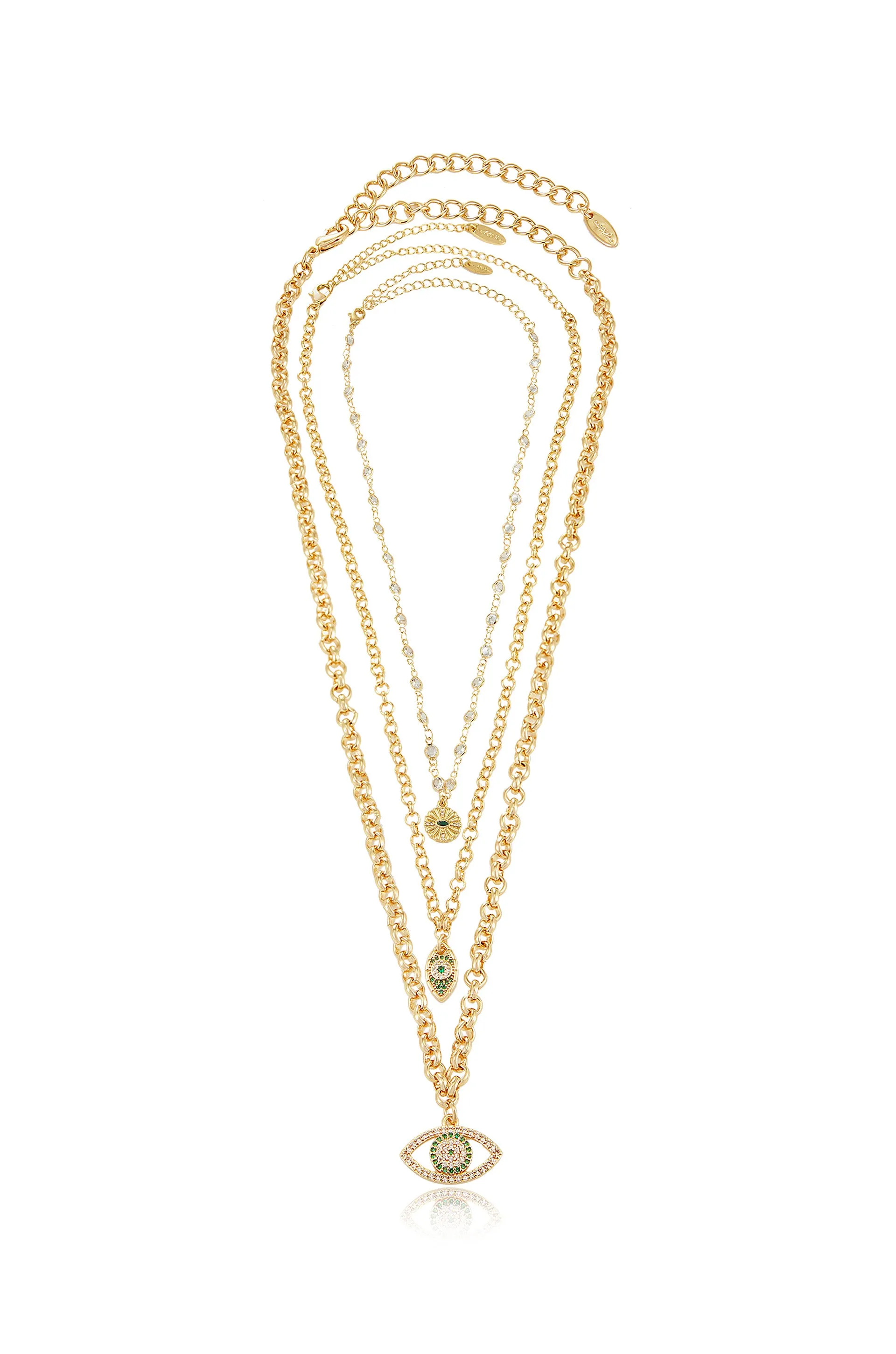 Stay Protected Crystal Necklace Set