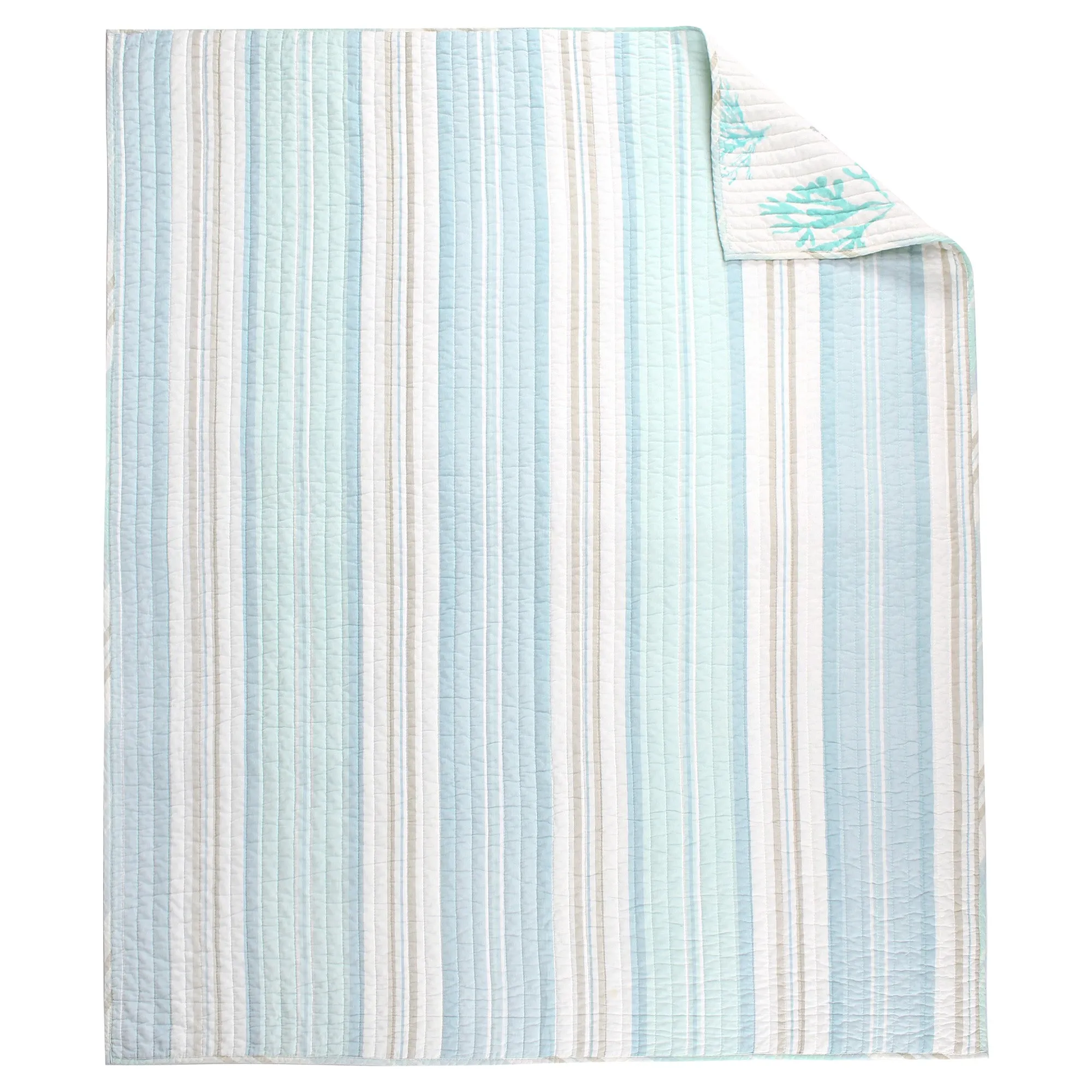 Stone Harbor Quilted Throw
