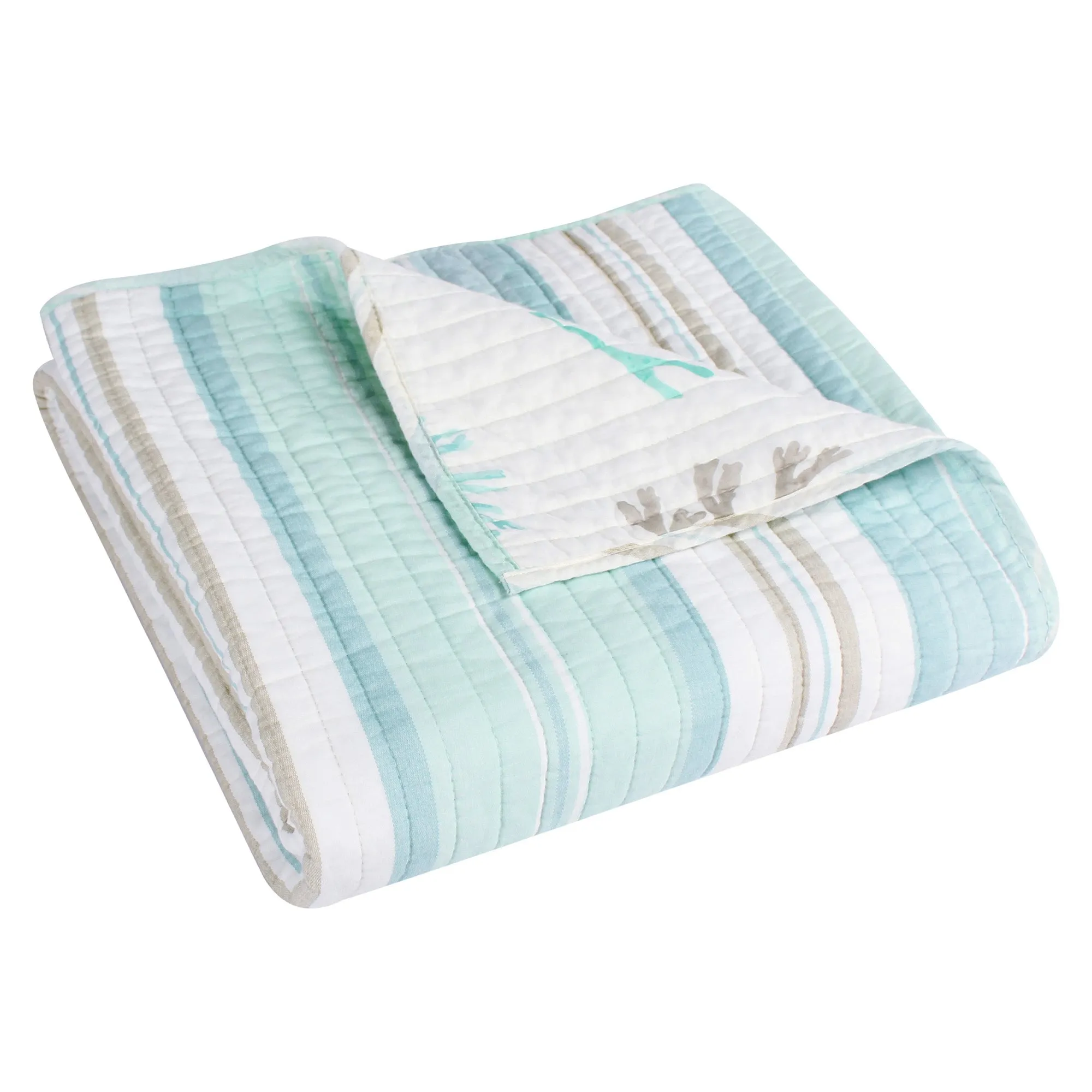 Stone Harbor Quilted Throw