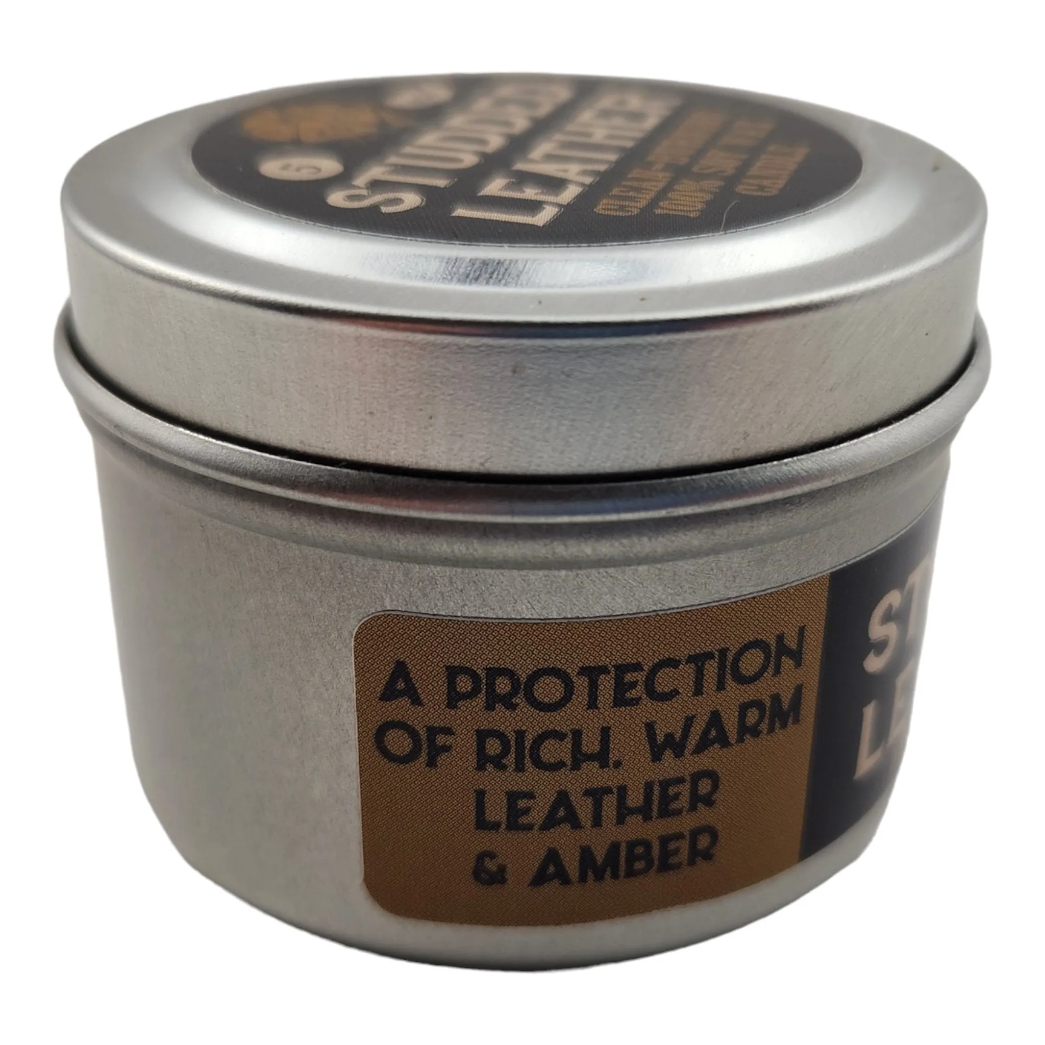Studded Leather Soy Candle