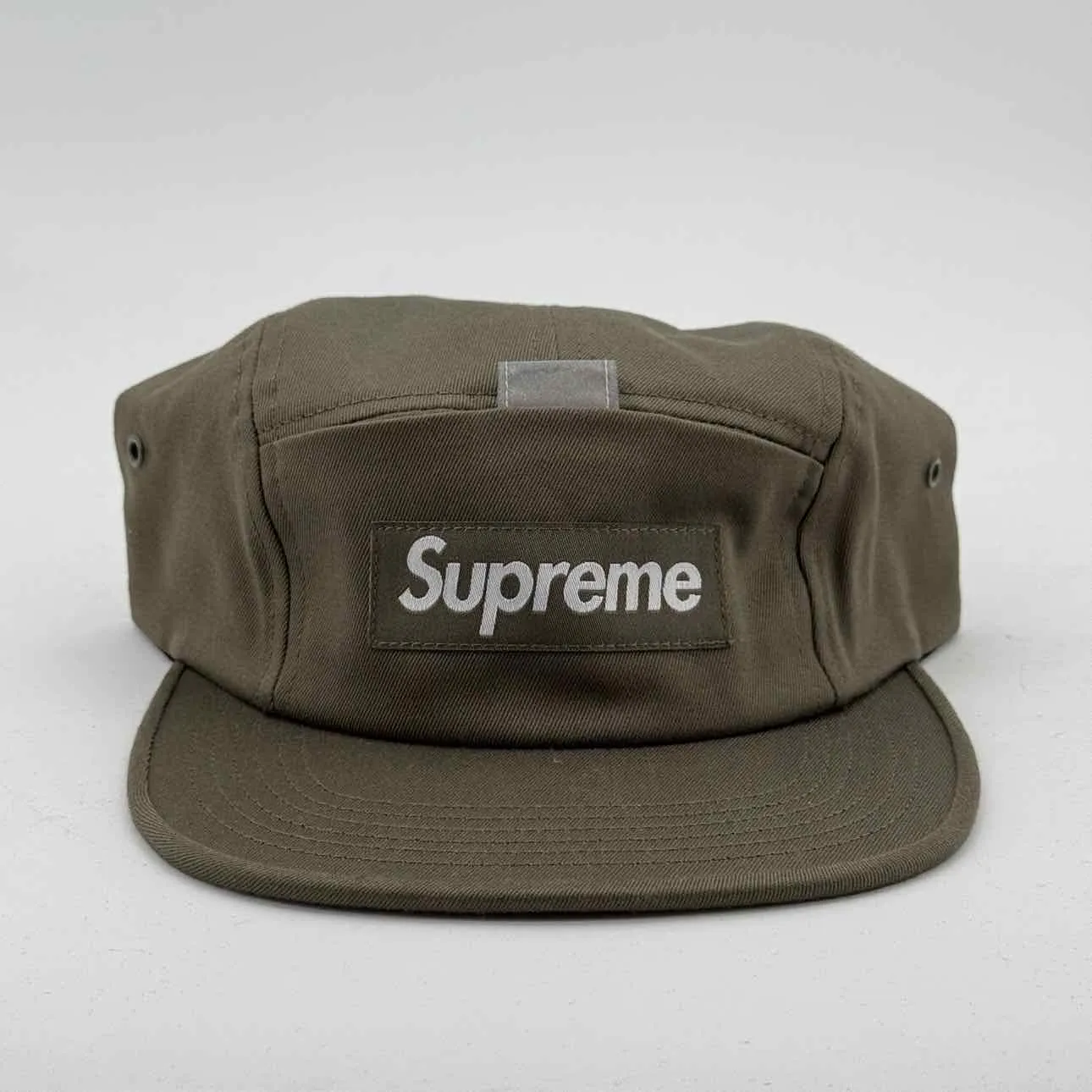 Supreme Cap "REFLECTIVE POCKET" 2022 New Olive Size O