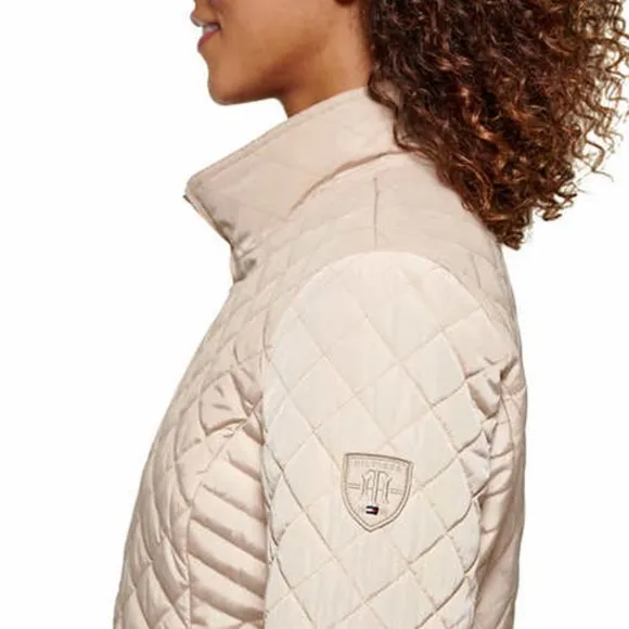 Tan Nwt Tommy Hilfiger Ladies' Quilted Jacket