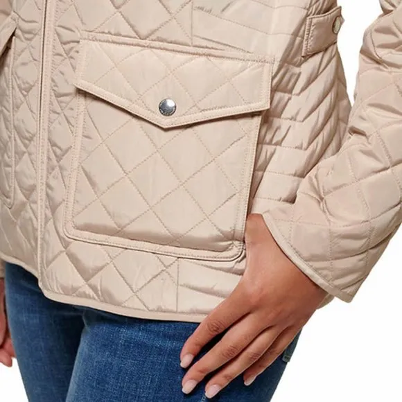 Tan Nwt Tommy Hilfiger Ladies' Quilted Jacket