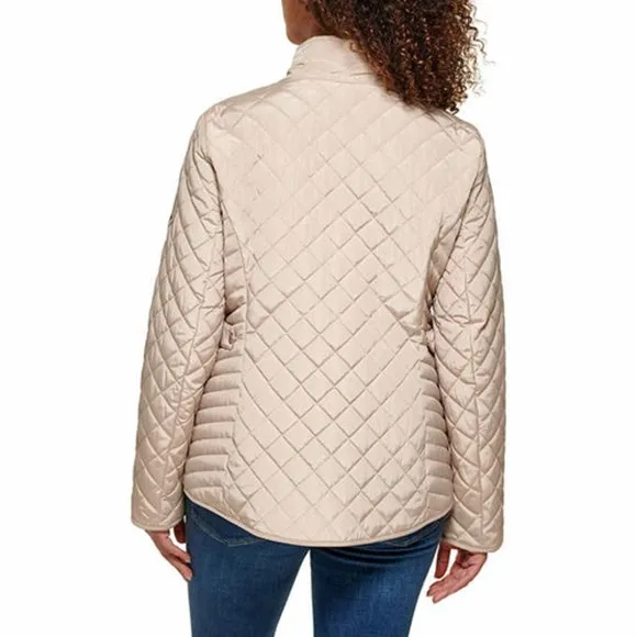 Tan Nwt Tommy Hilfiger Ladies' Quilted Jacket