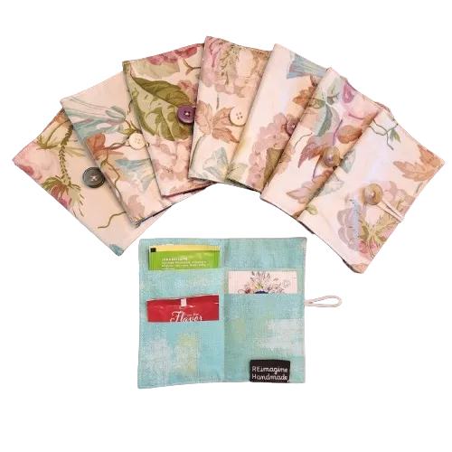 Tea Wallet - Vining Floral