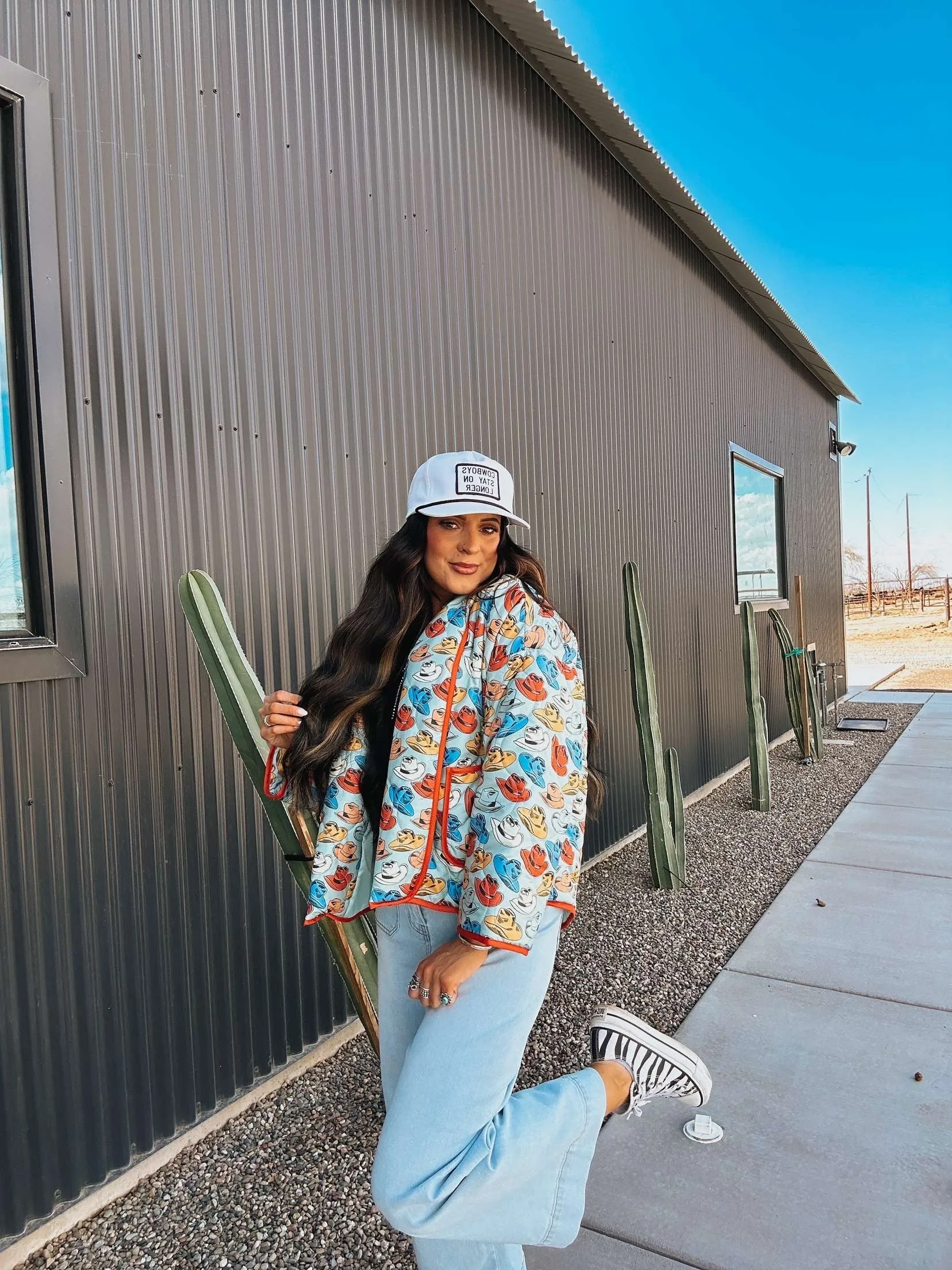 The Cowboy Hat Quilted Jacket