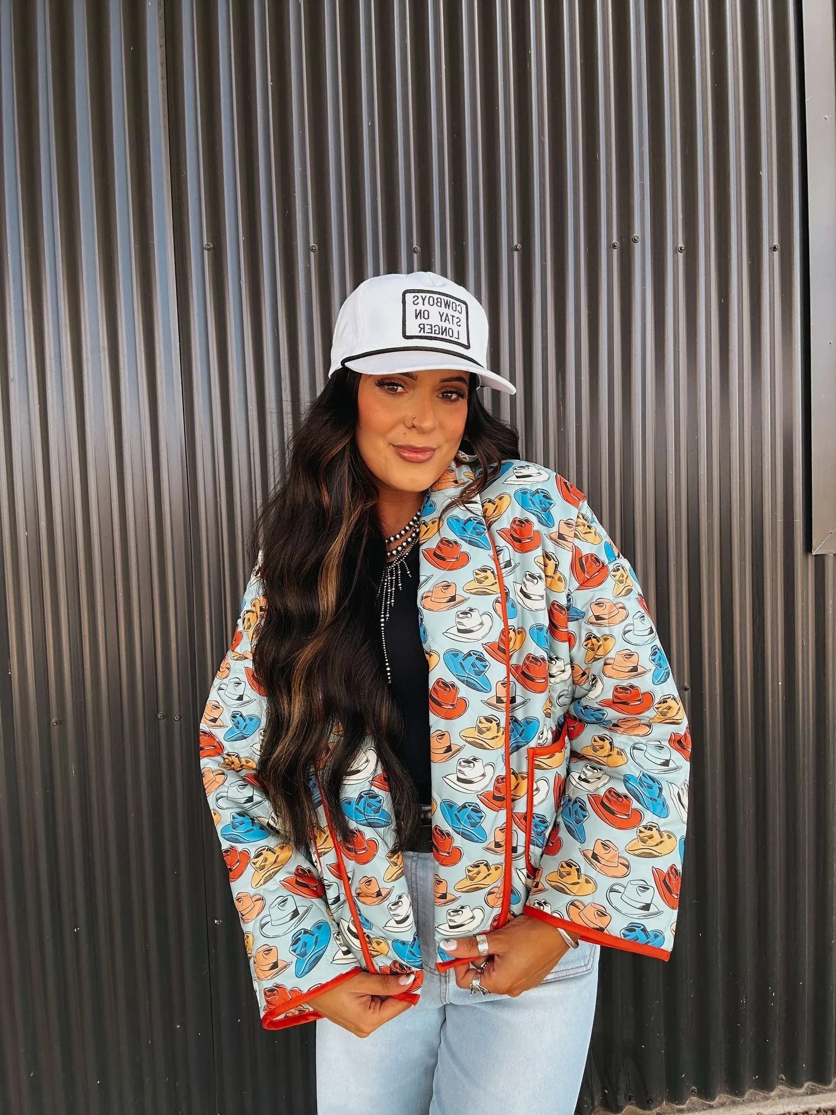 The Cowboy Hat Quilted Jacket