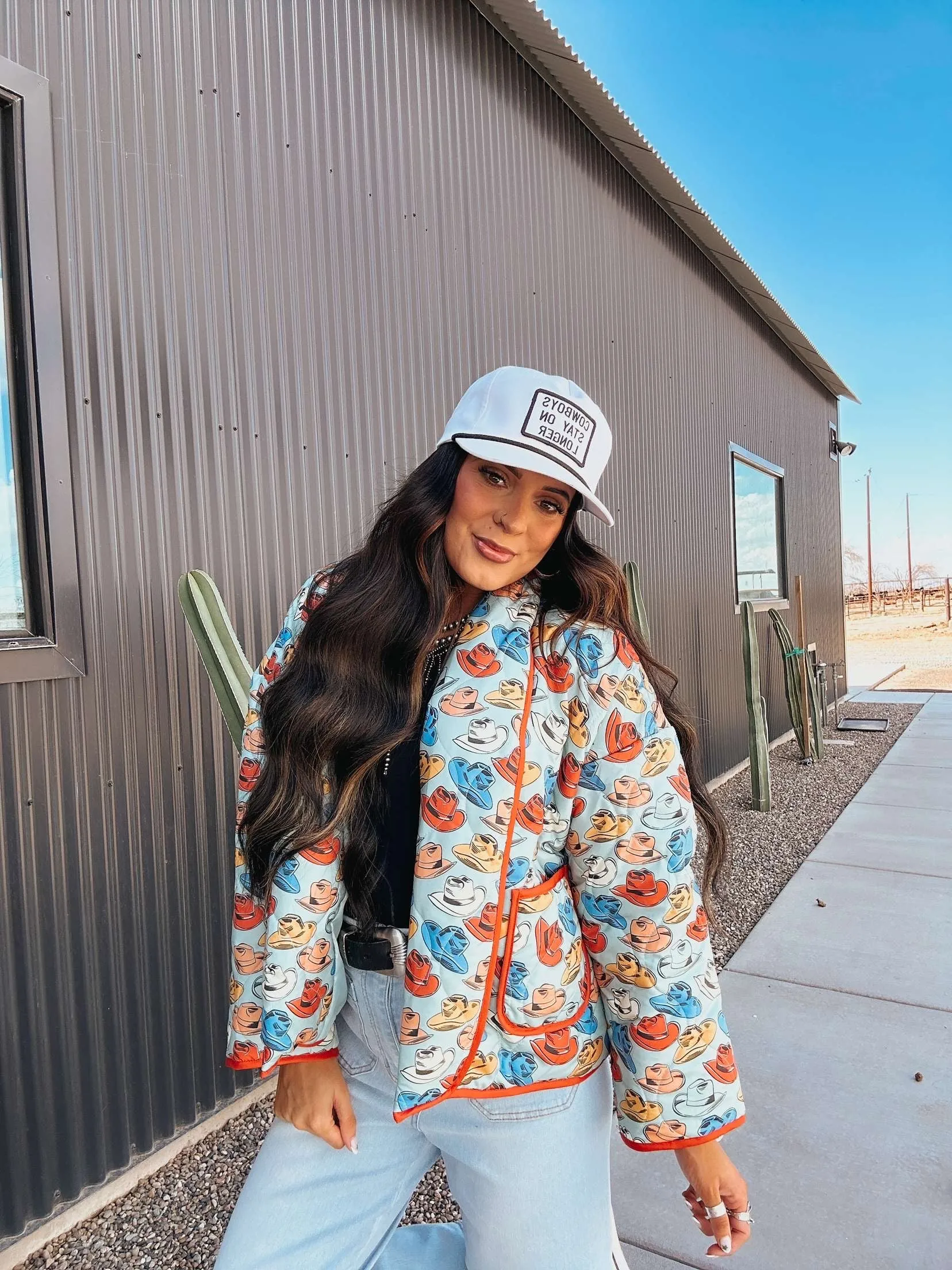 The Cowboy Hat Quilted Jacket
