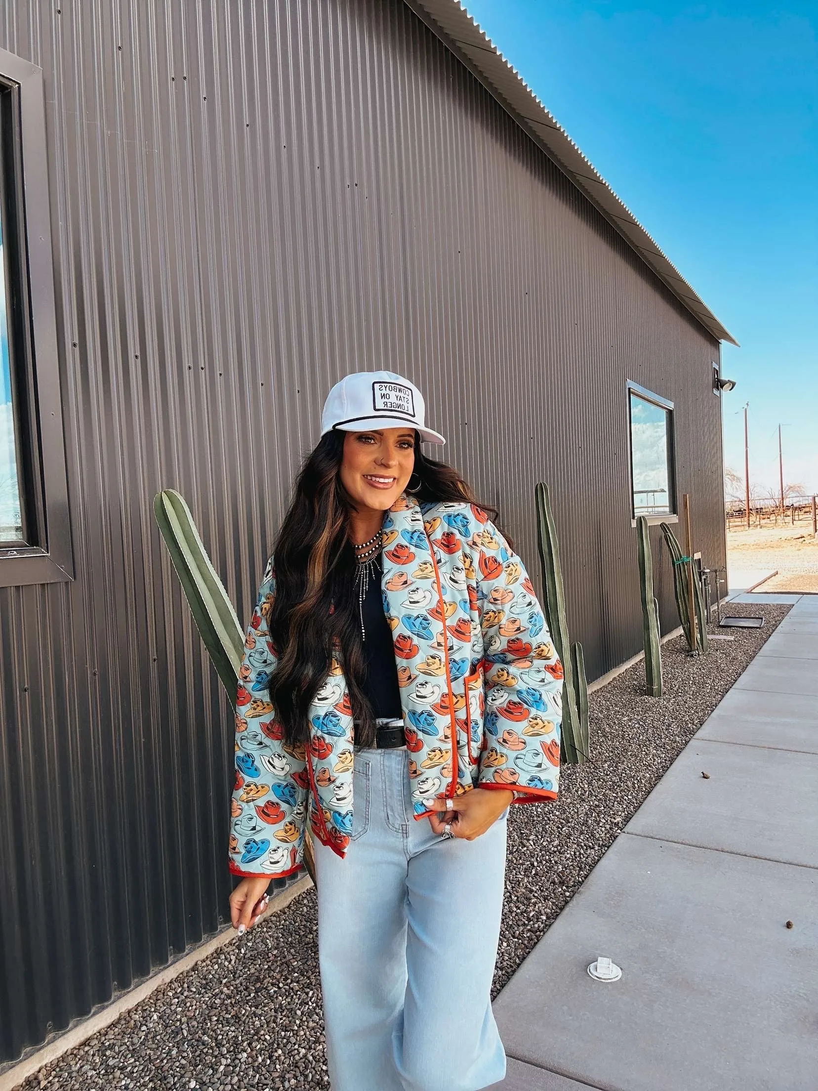 The Cowboy Hat Quilted Jacket