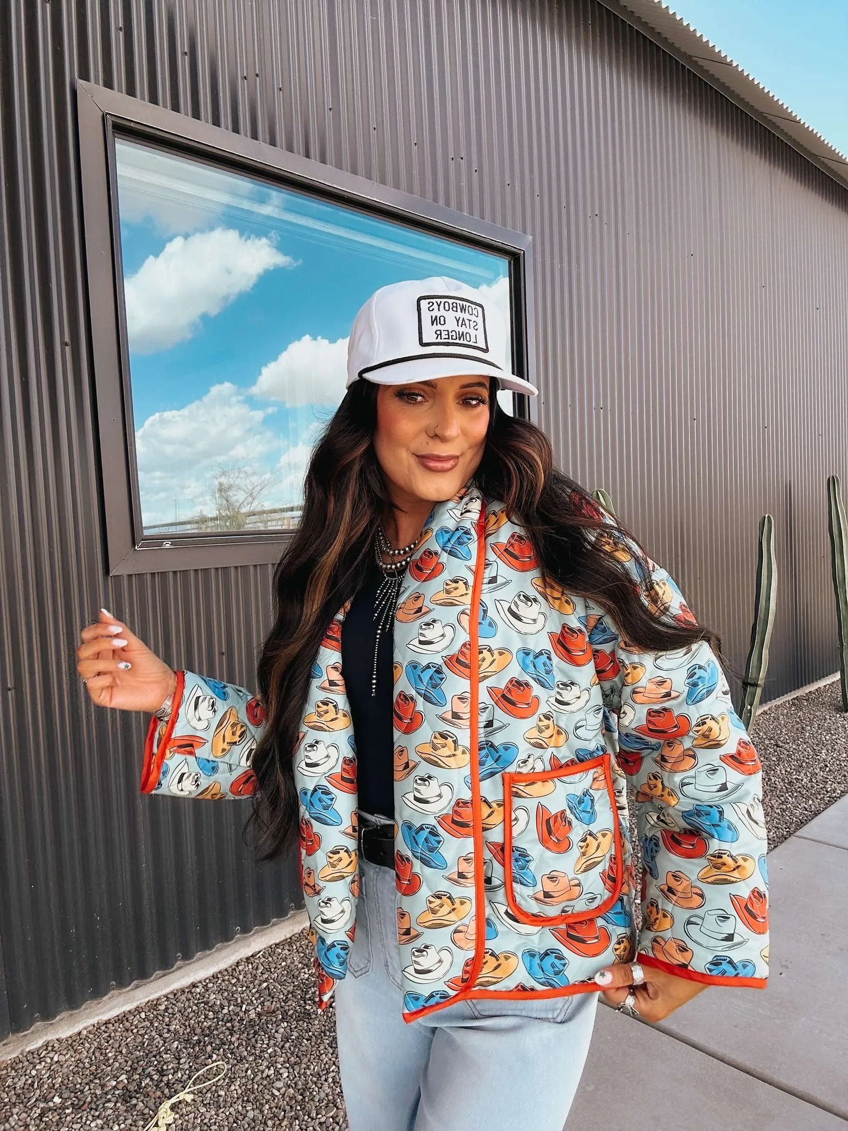 The Cowboy Hat Quilted Jacket