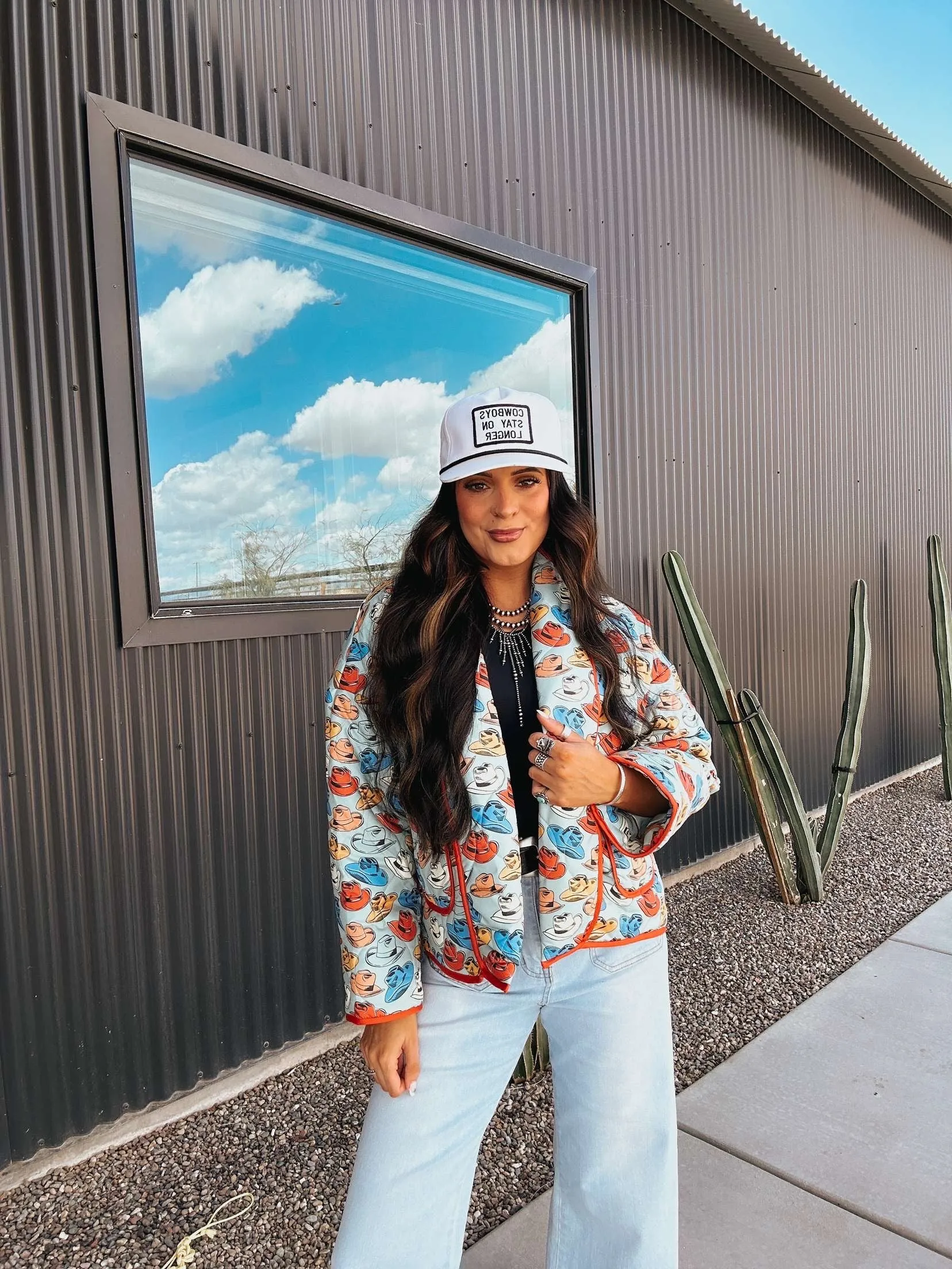 The Cowboy Hat Quilted Jacket