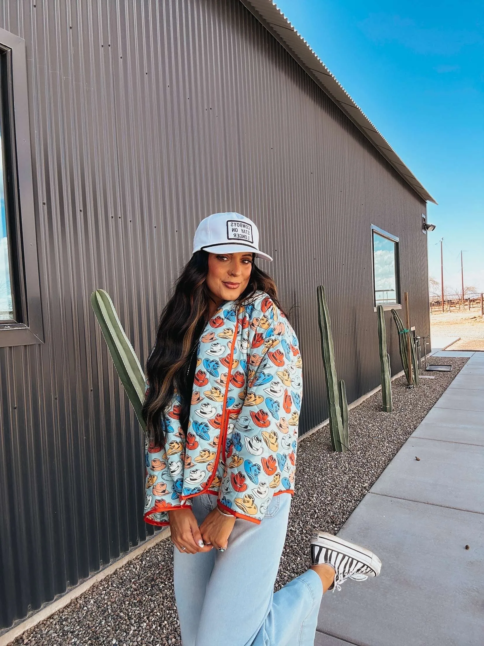 The Cowboy Hat Quilted Jacket