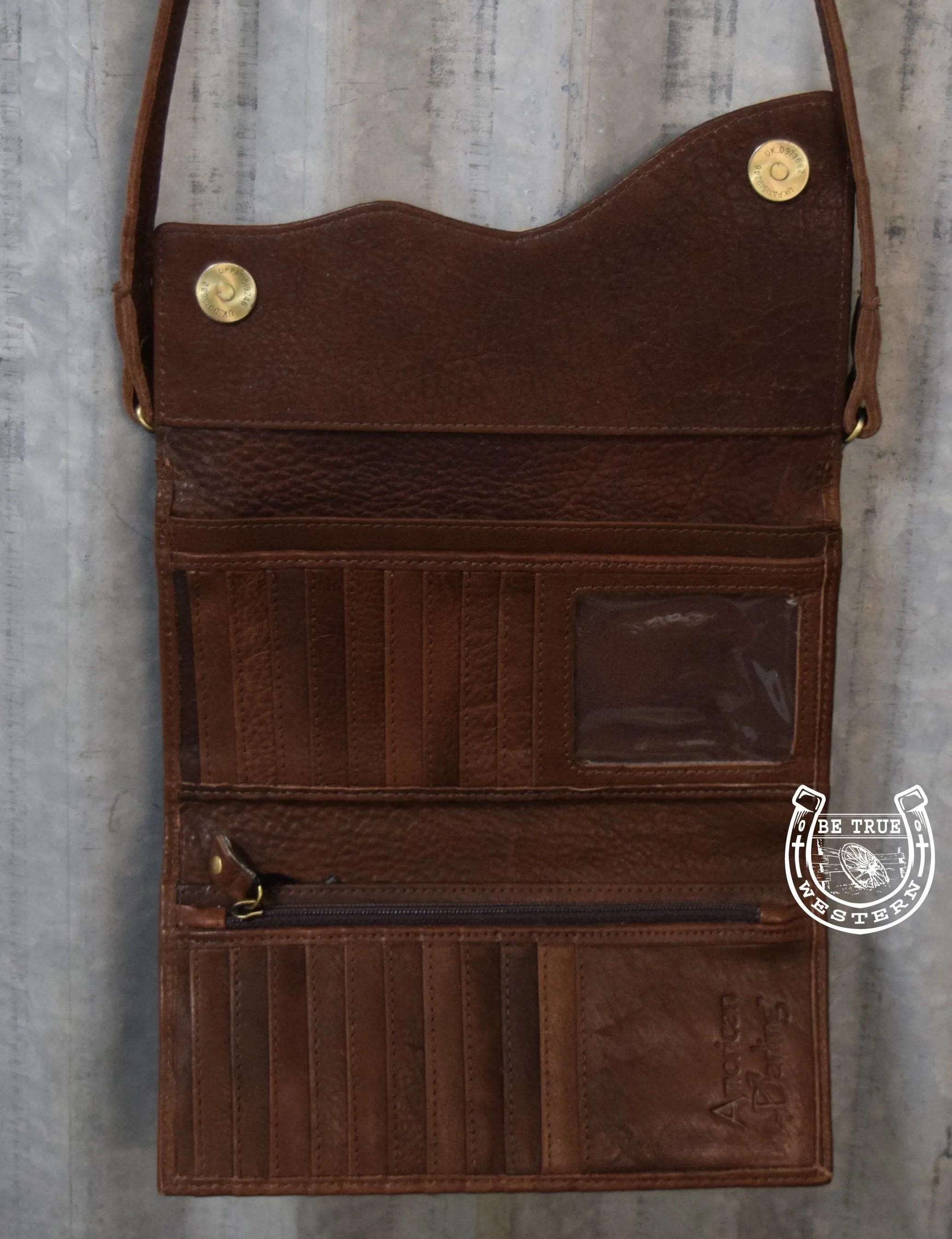 The Longhorn Prairie Clutch Wallet Purse