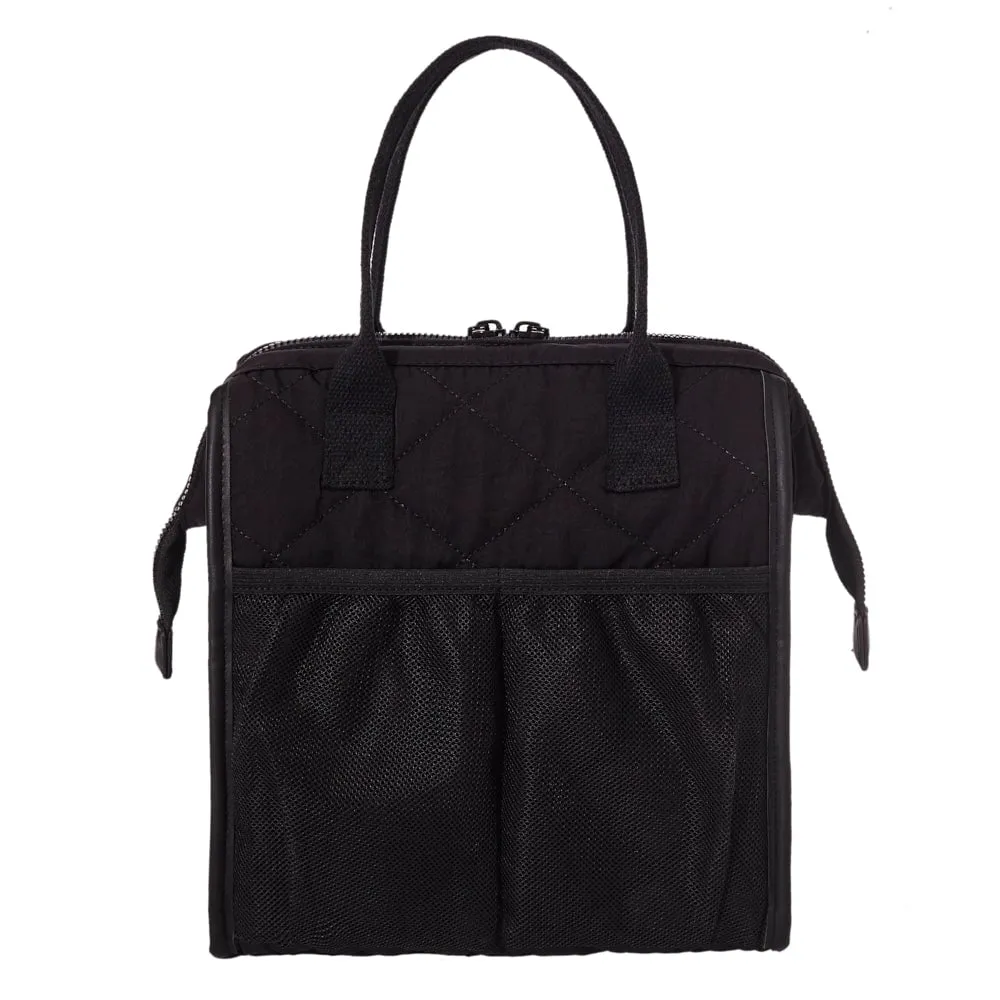 the LUNCH BAG quilted black