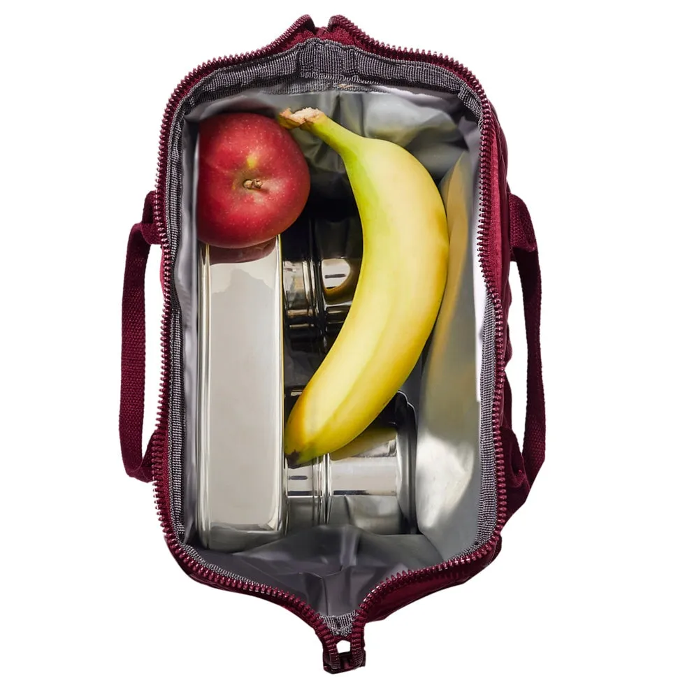 the LUNCH BAG quilted black