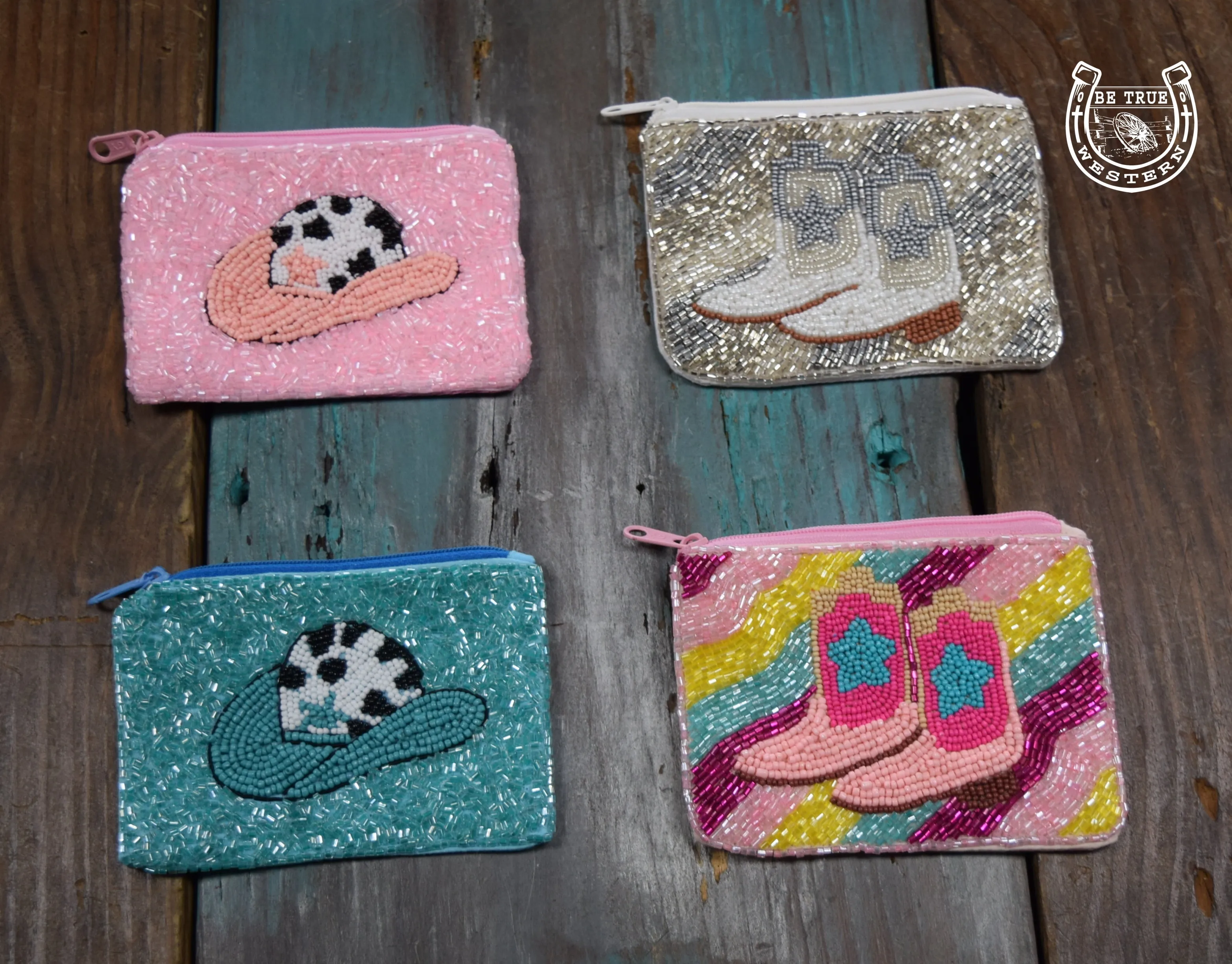 The Rodeo Cowgirl Beaded Coin Bag (multiple styles)