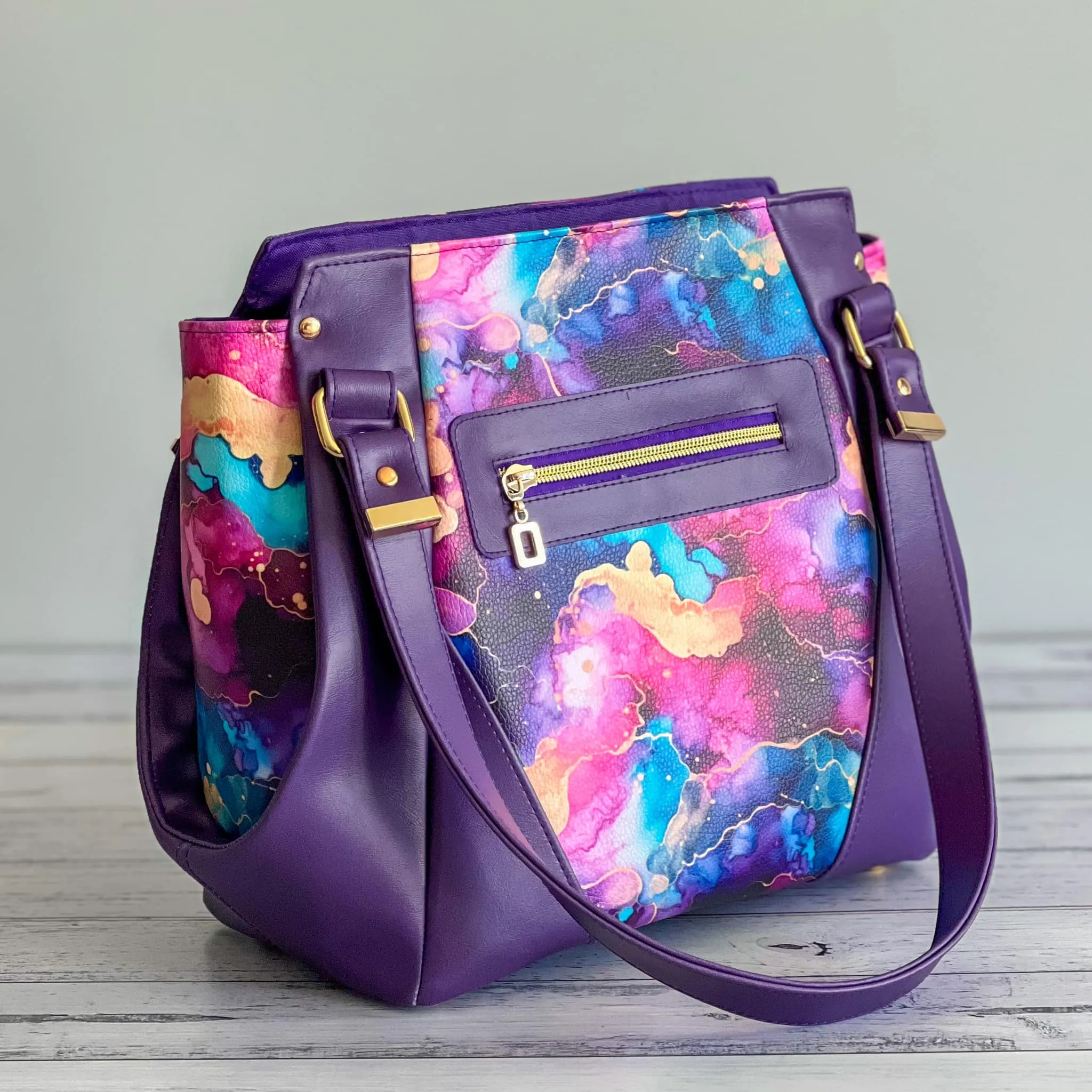 The Samaren Shoulder Bag PDF Pattern with Videos