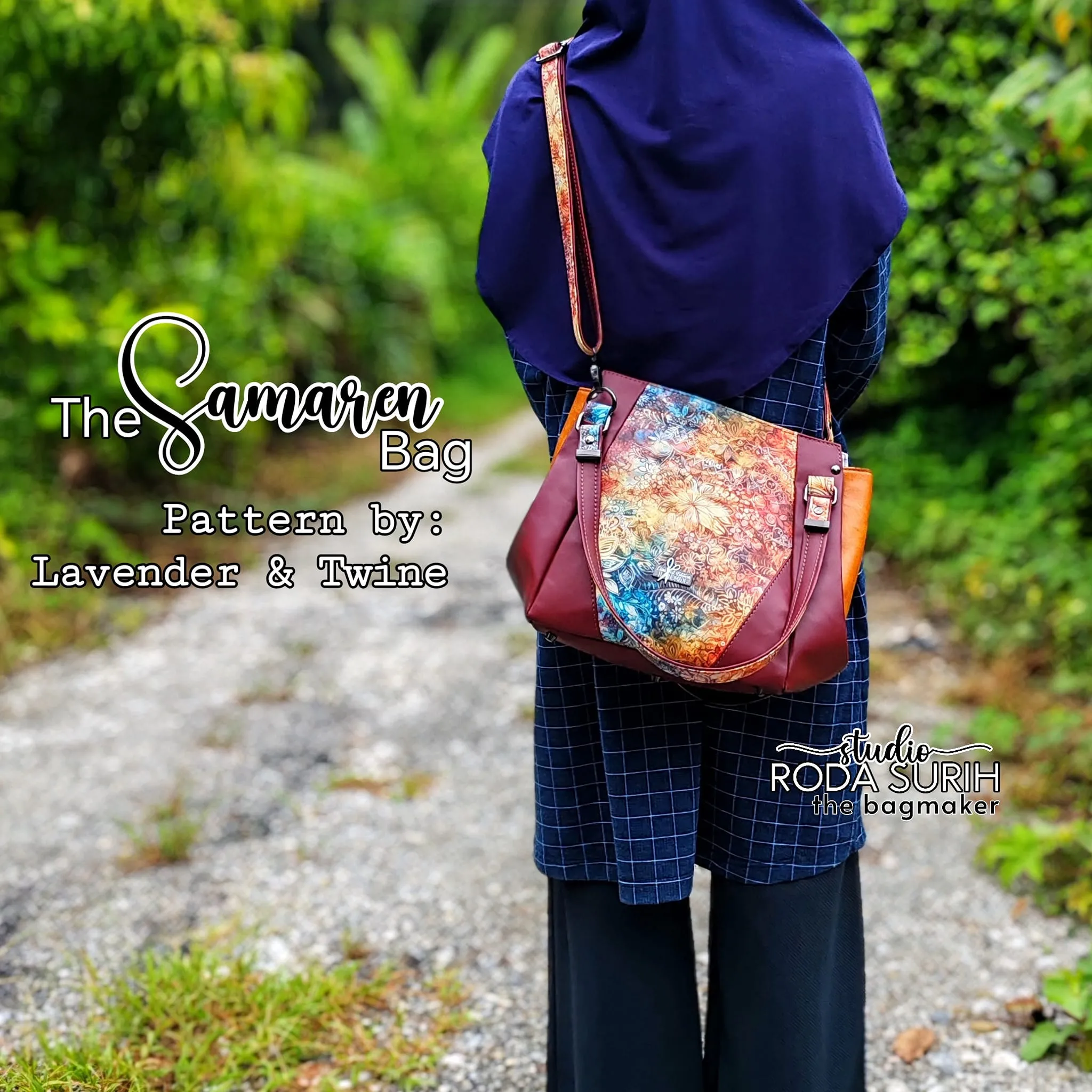 The Samaren Shoulder Bag PDF Pattern with Videos