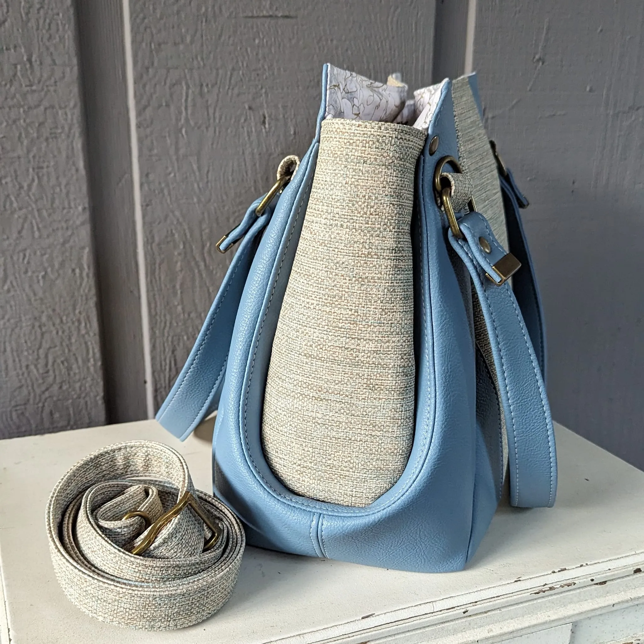 The Samaren Shoulder Bag PDF Pattern with Videos