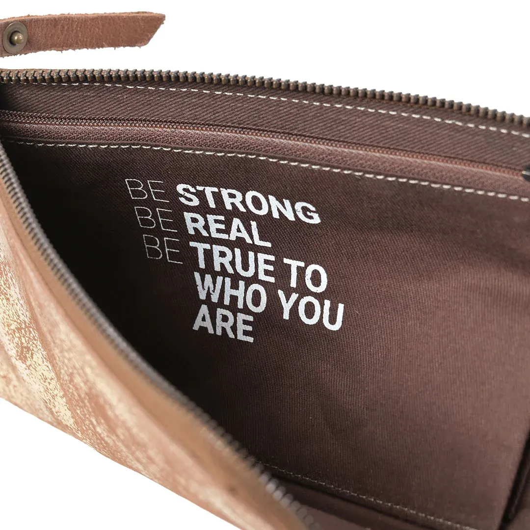 The STS Flaxen Roan Clutch Wallet