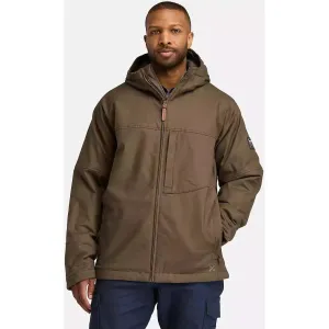 Timberland Pro Men's Gritflex Canvas Hooded Jacket -Earth- TB0A5XYQ218