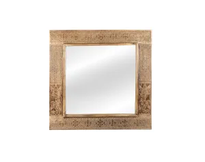 Timor Carved Mirror - Square