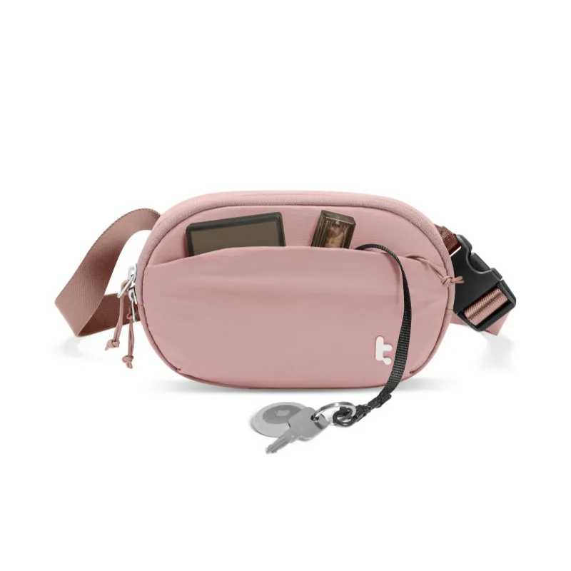 Tomtoc Explorer Sling Bag | RFID-Protected Crossbody Waist Pack, Lightweight Travel Belt Bag