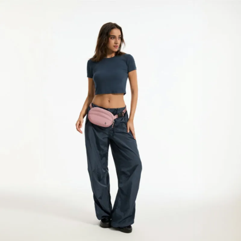 Tomtoc Explorer Sling Bag | RFID-Protected Crossbody Waist Pack, Lightweight Travel Belt Bag
