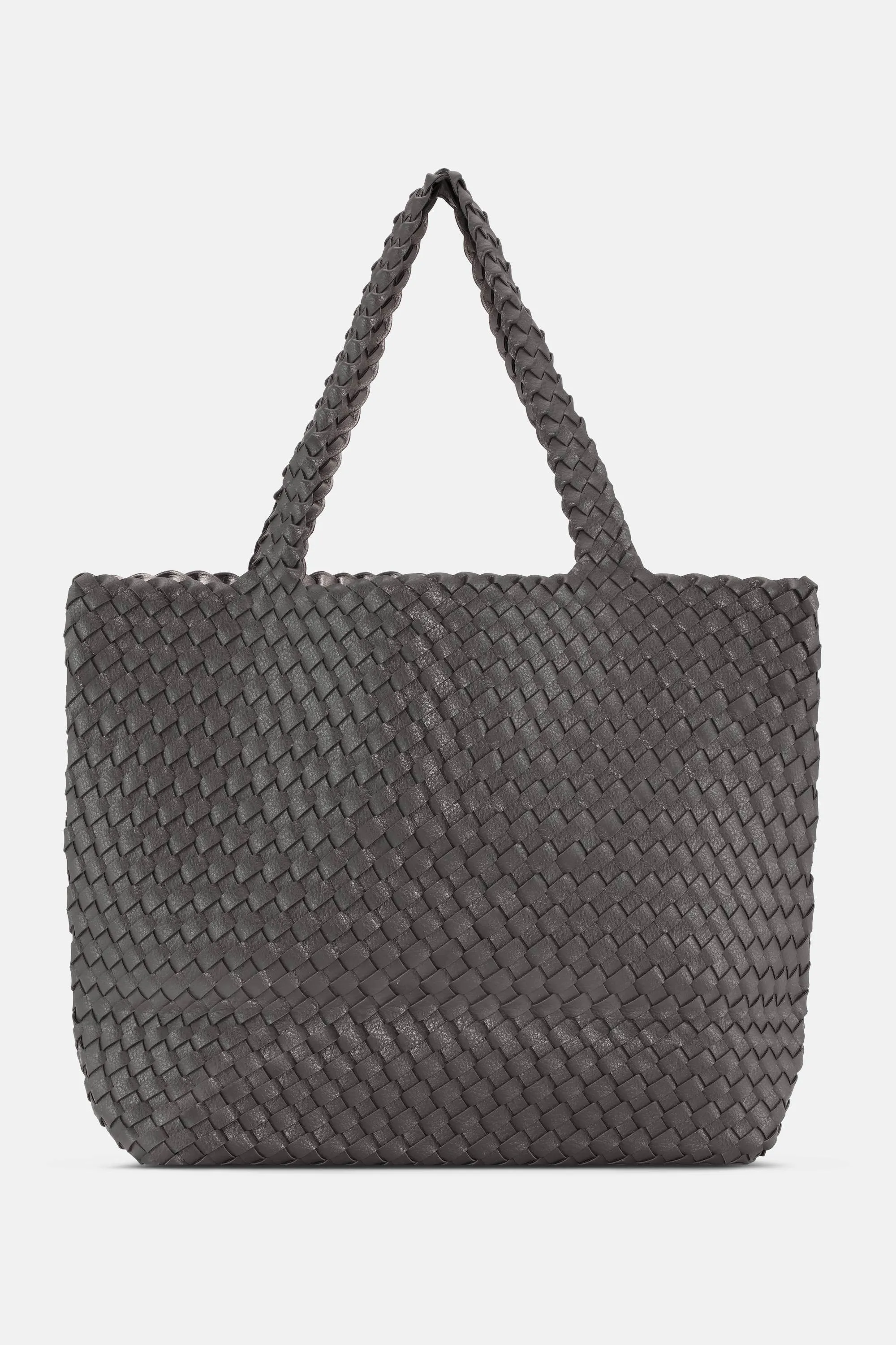 Tote Bag Flätad - Dark Shadow Gun Metal