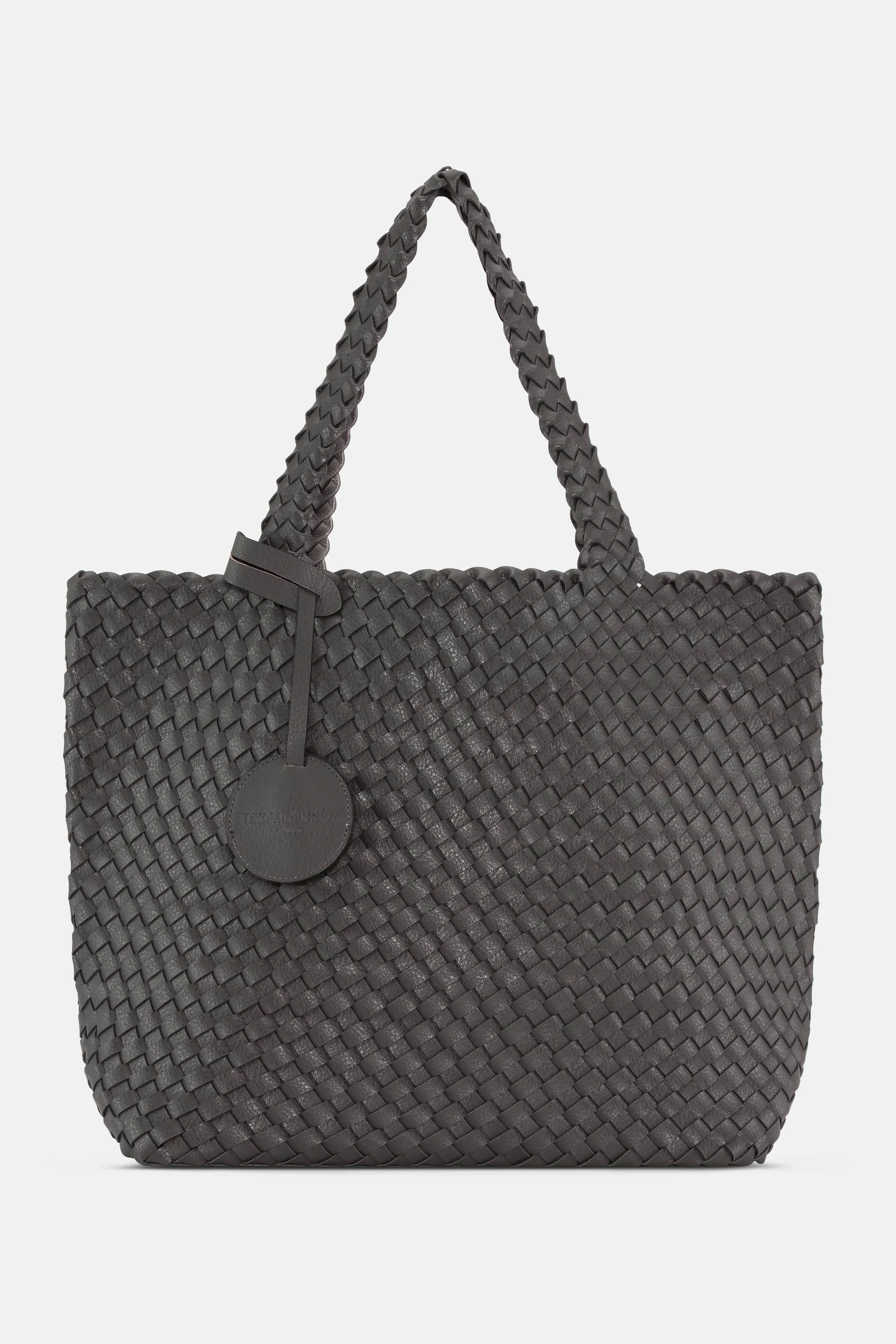 Tote Bag Flätad - Dark Shadow Gun Metal