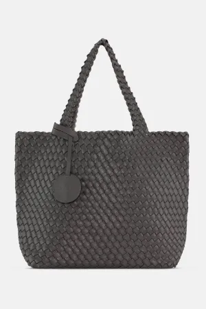 Tote Bag Flätad - Dark Shadow Gun Metal